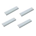 Grey Cable Raceways 4PCS On-Wall Cord Cover Paintable Channel to Hide and Conceal Cords, Cables, or Wires for TV Computer Office Theater