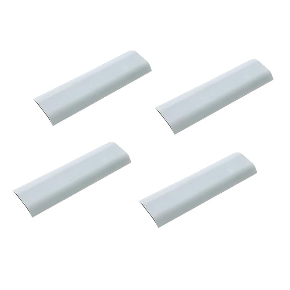 Grey Cable Raceways 4PCS On-Wall Cord Cover Paintable Channel to Hide and Conceal Cords, Cables, or Wires for TV Computer Office Theater