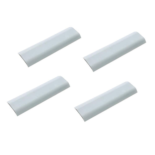 Grey Cable Raceways 4PCS On-Wall Cord Cover Paintable Channel to Hide and Conceal Cords, Cables, or Wires for TV Computer Office Theater