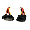 StarTech.com 12in 15 Pin Sata Power Extension Cable - 12 - Sata - Rohs Compliance