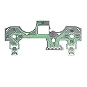 2x Replacement Buttons Ribbon Circuit Board for PS4 Dualshock 4 Pro Slim Controller Conductive Film Keypad Flex Cable PCB Green Version (JDS-040)