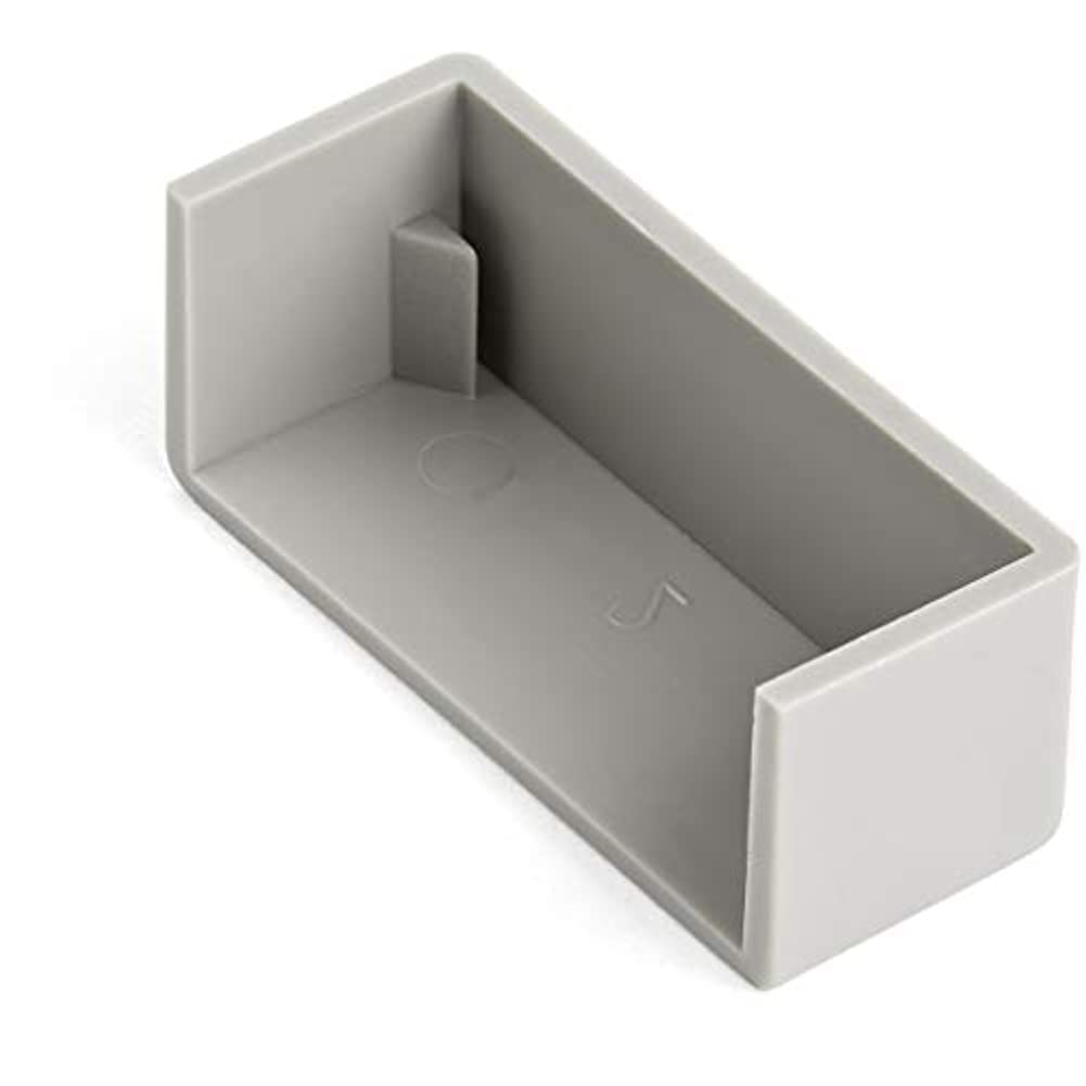 StarTech.com 20 Pack Cable Raceway End Cap for CBMWD3816 - Cable Management Accessories - Single Channel Raceway Fitting End Cap - Cable Raceway