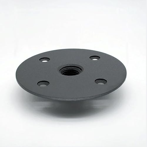 KROYWACHS 1PC Loud Speaker Box Accessories with Top Hat, DJ Speaker Mounting Flange 118mm M20 Thread Top Hat Steel for Subwoofer Home Theater