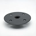 KROYWACHS 1PC Loud Speaker Box Accessories with Top Hat, DJ Speaker Mounting Flange 118mm M20 Thread Top Hat Steel for Subwoofer Home Theater