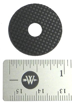 Stick-on 10 X 25mm Self-Adhesive Rubber Washer/Mat 1/4" ideal for Tripod/Camera Flash Bracket
