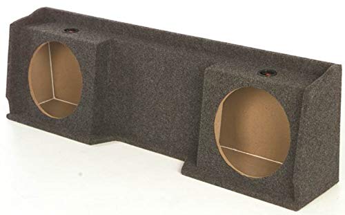 Q Power Dual 12" Underseat Downfire Subwoofer Box for Chevy/GMC XCab