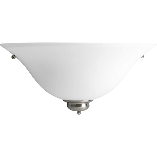 Progress Lighting 1-Light Incandescent Wall Sconce, Indoor, P7153-09W, Brushed Nickel