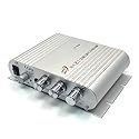 Yoidesu Mini HiFi Audio Power Amplifier Home Stereo Bass Digital Amplifiers 15W x 2 RMS Power Output Auto Car Digital Amp Support & 3.5mm Input
