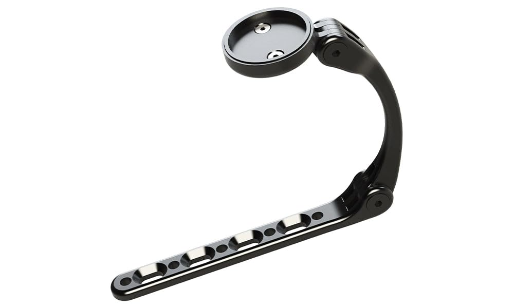 TRIRIG Polymount 3 in 1 Aero Bars Out Front Bike Computer Mount BTA Holder & Riser with Action Camera Clamp Mount - Compatible with Wahoo & Garmin