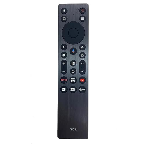 NTQinParts Voice TV Remote Control Controller Replacement for TCL 43Q51K 43", 50Q51K 50", 55Q51K 55", 65Q51K 65", 75Q51K 75" Q Class 4K UHD HDR QLED