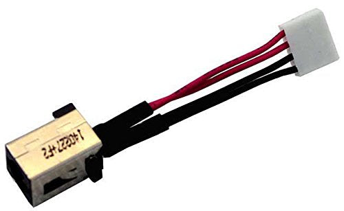 New AC DC Jack Power Plug in Charging Port Connector Socket with Wire Cable Harness Replacement for Toshiba CHROMEBOOK CB30-A3120 CB35-A3120