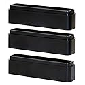 DAC Stax Leg Block Kit for Height-Adjustable Rectangular Monitor Stand, 3-Piece, Raise Monitor Riser by 1-1/4"