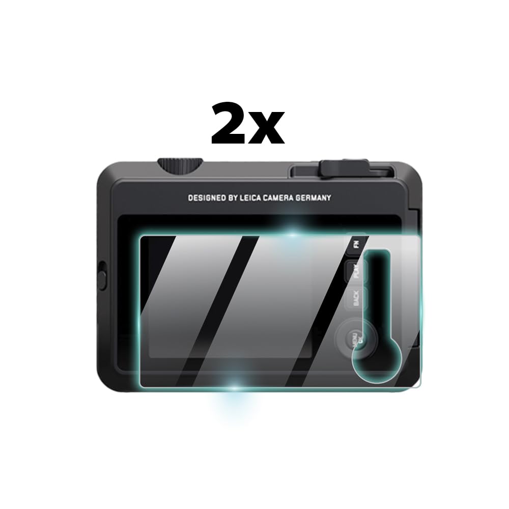 IPG ProActive for Leica SOFORT 2 Camera Display (2 Units) 9H Hardness Screen Protector Nano Ceramic Film Ultra Responsive High Clarity Smudge & Shock