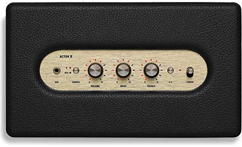 Marshall Acton II Wireless Bluetooth Speaker - Black (Renewed)