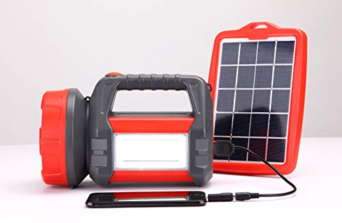 d.light T200 Portable Solar Lantern and Mobile Phone Charger for Camping