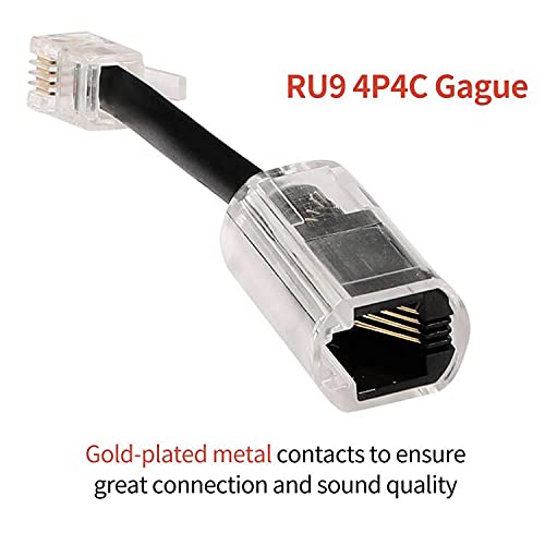 Vthahaby Telephone Cord Detangler,360 Degree Rotating Landline Cable Detangler Swivel Cord Untangler Telephone Accessory (4pakDetangler)
