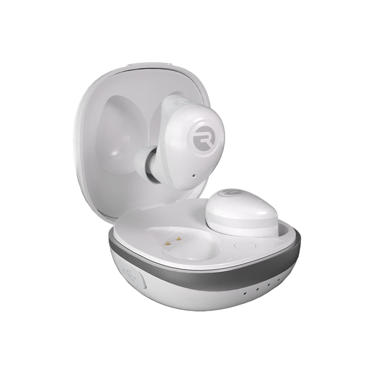 Raycon Fitness Bluetooth True Wireless Earbuds with Built in Mic 54 Hours of Battery IPX7 Waterproof and Charging Case with Talk, Text, and Play