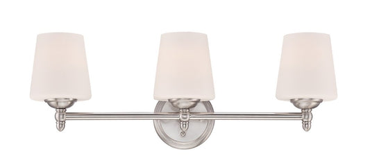 Designers Fountain 15006-3B-35 Darcy 3 Light Bath Bar, Brushed Nickel