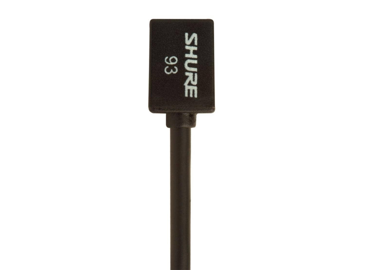 Shure WL93 Series Subminiature Condenser Lavalier Microphones,WL93- Black, with 4-Foot (1.2 m) Cable