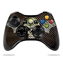 MightySkins Carbon Fiber Skin for Microsoft Xbox 360 Controller - Skeletor | Protective, Durable Textured Carbon Fiber Finish | Easy to Apply, Remove