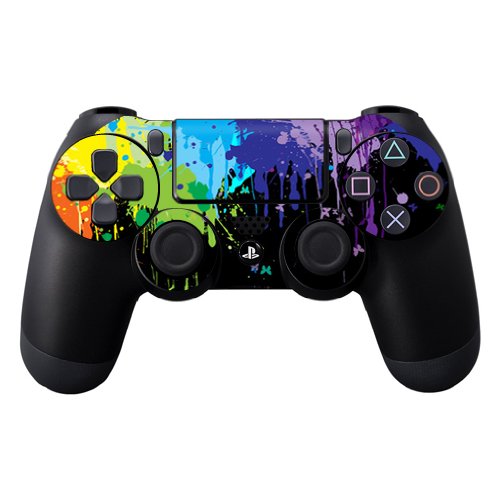 MightySkins Skin Compatible with Sony PS4 Controller - Splatter | Protective, Durable, and Unique Vinyl Decal wrap Cover | Easy to Apply, Remove,