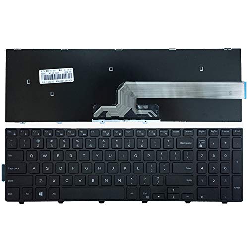New Laptop Replacement Keyboard for DELL Inspiron 15 3551 3552 3541 3543 3542 3559 3565 3567 3551 3558 5566 5748 5749 5755 5758 5759 US Layout (White