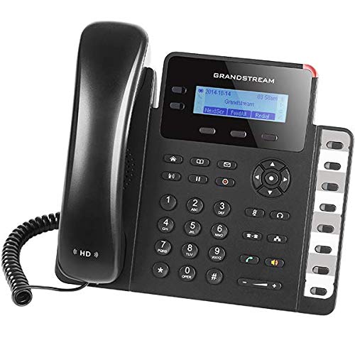 Grandstream GXP1628 IP Phone | 2 Lines, 2 SIP Accounts | 2.9-Inch LCD Display | Dual-port Gigabit Ethernet with Integrated PoE