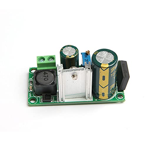 Acxico 2 pcs 3.3V 5V 6V 9V 12V 24V Mini AC DC to DC Buck Step Down Adjustable Volt Converter