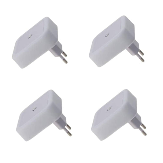 Othmro 4 Pack Plug-in Night Light, LED Warm Auto Dusk-to-Dawn Sensor, Energy Efficient Small Nightstand Lamp for Bedroom Bathroom Kitchen Hallway