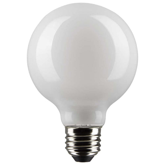 Satco 6-Watt LED E26 Light Bulb, 2700K, 15000 Hour Rating, Dimmable
