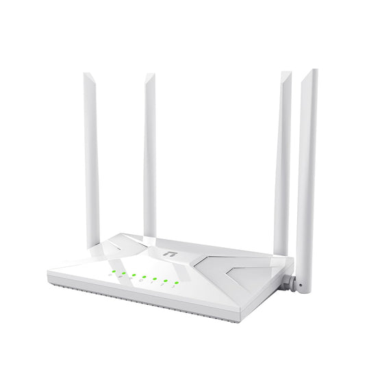 AC1200 Wireless Router - Dual Band MU-MIMO, 4 x Antennas, Mesh Ready, repeator and AP Mode, Long Range Coverage