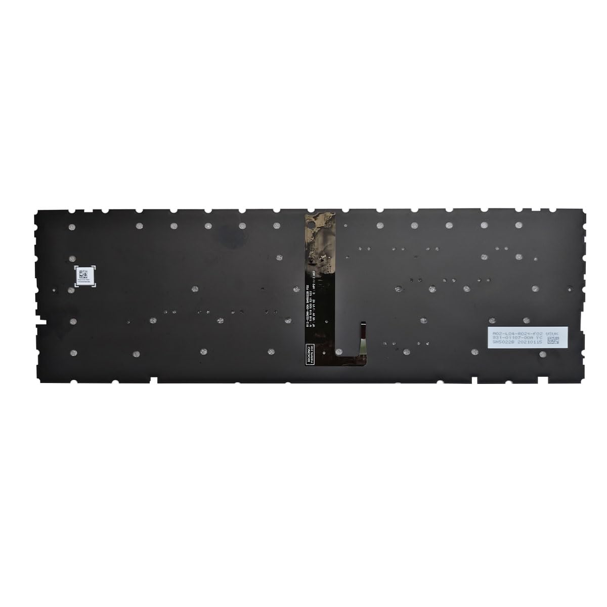 Laptop US Keyboard Compatible for Asus Zenbook 14 Q408 Q408U Q408UG Q407 Q407I Q407IQ Backlit (Silver)