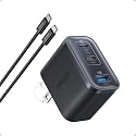 Anker Nano USB C Charger, Ultra-Fast 70W Output 3-Port Fast Charger USB C, Type C Charger Fast Charging, Compact and Stylish, for iPhone 17/16 Series