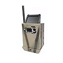 CAMLOCKbox Theft-Deterrent Powder-Coated Steel Security Box Compatible with SpyPoint Link-Micro-S-LTE Trail Cameras (61051),Khaki