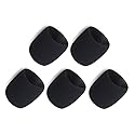 Bolymic 5 Pack Beta87 Windscreens Black Inner mic Foam Sponge Fit for Beta 87 microphone