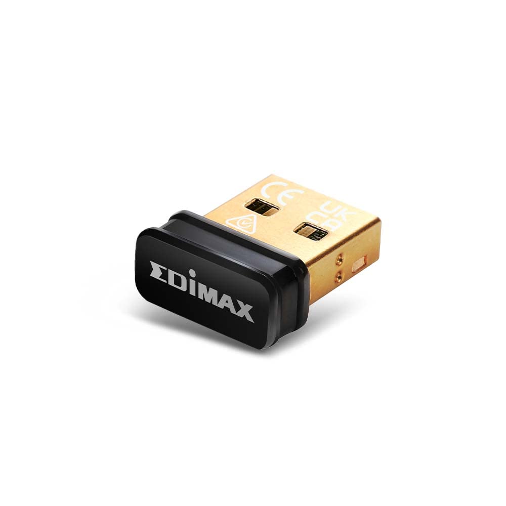 Edimax Wi-Fi 4 802.11n Adapter for PC N150 Nano USB Adapter, 150Mbps, Smallest Wi-Fi 4 Dongle, Win 11 Plug-n-Play, Linux: Ubuntu/Mint Plug-n-Play