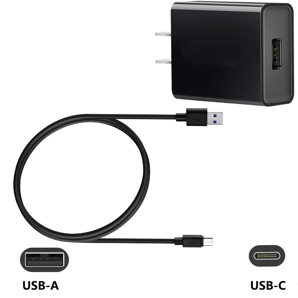 Heated Vest Charger Power Cable Adapter Compatible for ORORO Heated Jackets, Heated Hoodies and Heated Hand Muff