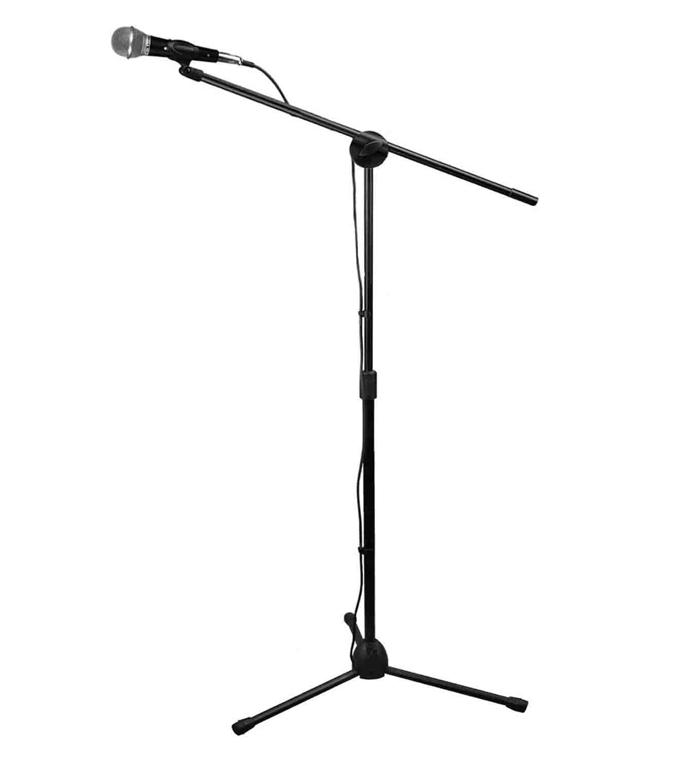 Technical Pro MC1ST Microphone, Tripod Stand, Boom, Carrying Bag, Cable and Adapter Set