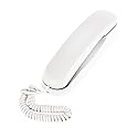BISOFICE Corded Phone, Landline Phone for Home with Cord, No AC Power/Battery Required Wall Mountable Phone for Landline Supports Mute/Pause/Redial