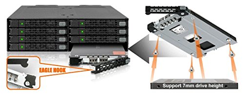 ICY DOCK ToughArmor MB998 Series Drive Tray | EZ-Slide Nano Tray MB998TP-B