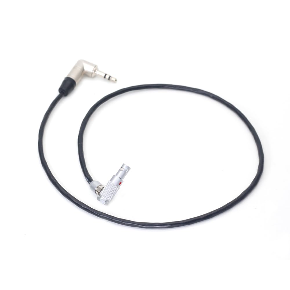 Y'XIAN 3.5mm TRS Jack to 00B 4pin Timecode Cable Tentacle Sync for Red Epic/Gemini/RED Camera, Red Timecode Cable