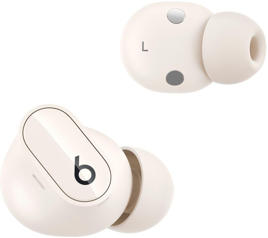 Beats Studio Buds + | True Wireless Noise Cancelling Earbuds - Ivory (Renewed)