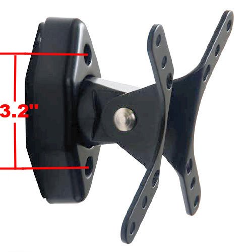 VideoSecu LCD Monitor Flat Panel TV Wall Mount Bracket for LG 19LG30, 19LG31, 22LG30, 22LG31, 33 lbs Black Color 3WU