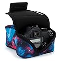 USA Gear Camera Sleeve (Medium) for Compact SLRs Compatible with Canon EOS R100 Nikon Z30 Sony ZV-E10, and more - Padded Neoprene DSLR Case