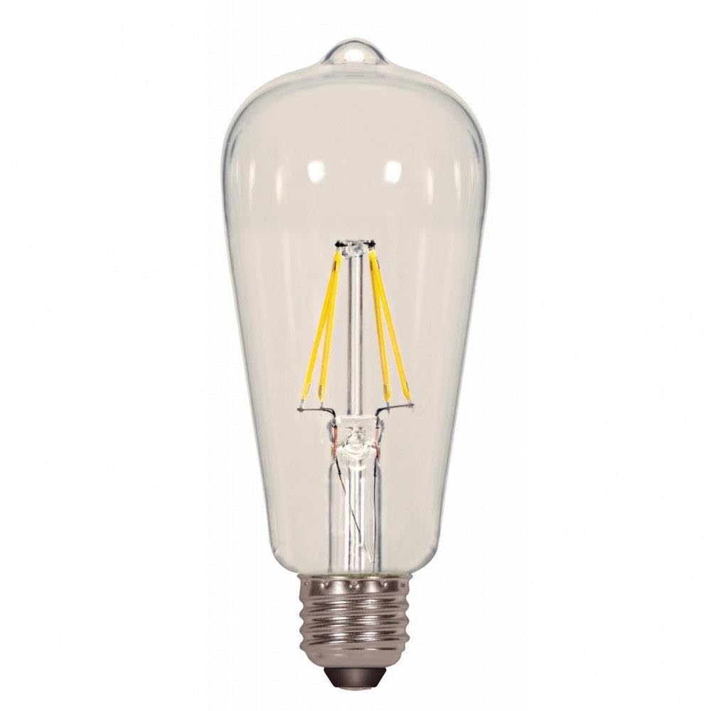 Satco S8851 Medium Bulb in Light Finish, 5.50 inches, Clear