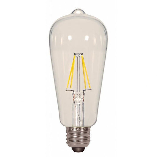 Satco S8851 Medium Bulb in Light Finish, 5.50 inches, Clear
