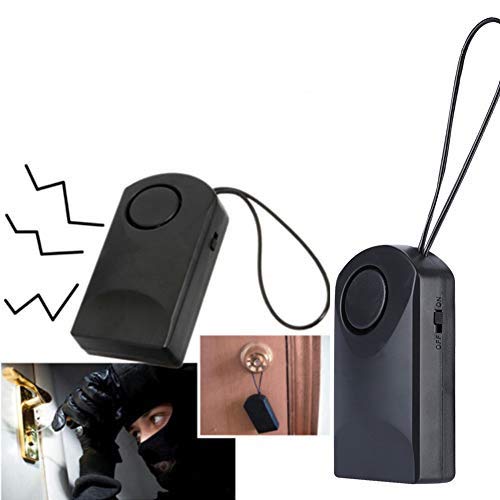 Security Alarm, 120db Touch Sensor Security Alarm, Adopts ABS Material Portable Burglar Alarm, Hang It Easily for Home Hotel
