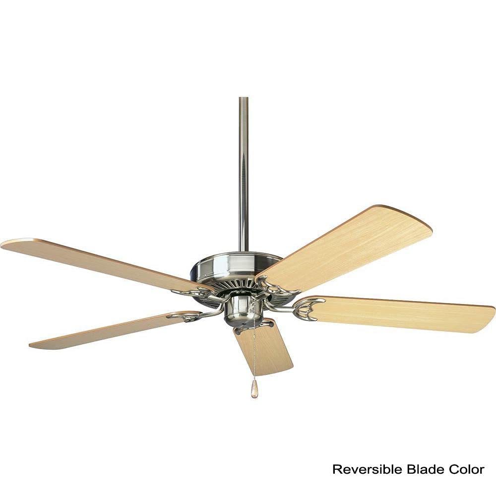 Progress Lighting AirPro 52" Indoor Ceiling Fan, Brushed Nickel
