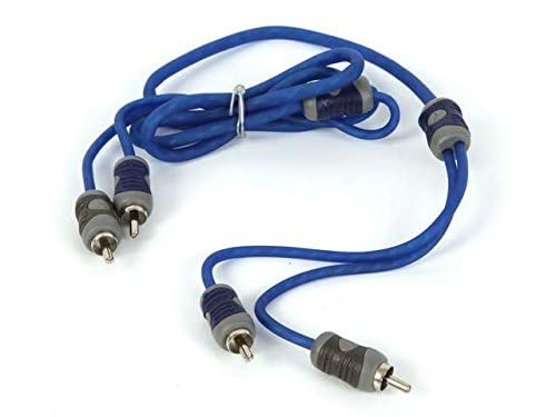 Kicker 46KISLOC K-Series Interconnect, Speaker to RCA W/Line-Out Converter & 46KI21 1 Meter 2-Channel Signal Cable