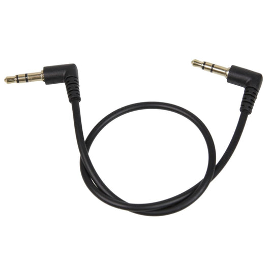 Foto&Tech Straight 3.5 mm Mini Jack Timecode Cable Right Angle 12 inches Compatible with Tentacle Sync Tentacle to DSLR Cameras